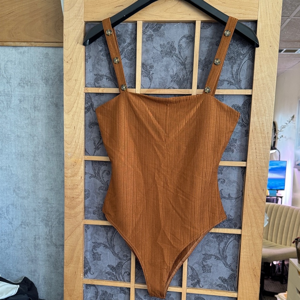 The East Order Brown Bodysuit